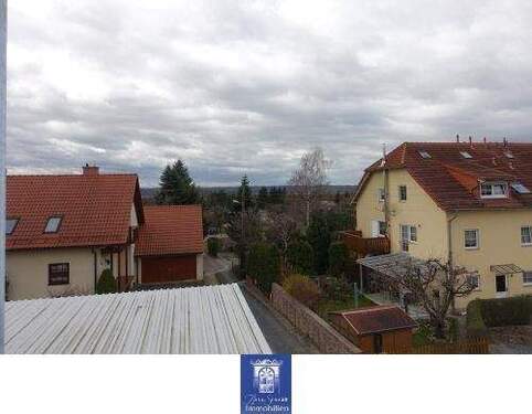 Blick vom Balkon - 3 Zimmer Etagenwohnung in Weinböhla