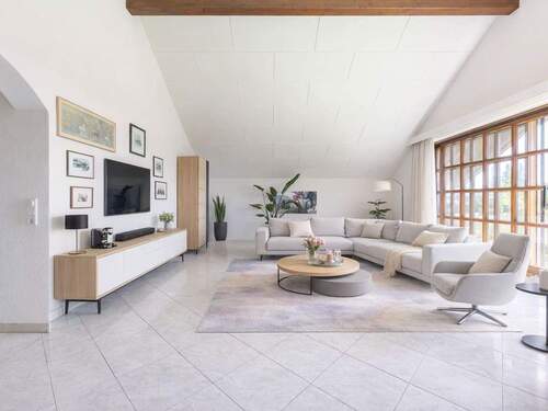 Wohnzimmer - 3 Zimmer Etagenwohnung zur Miete in Eching am Ammersee