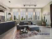 Wohnen-Kochen - Exklusives Loft im Bobinet-Quartier - Industriecharme trifft Design und Wohnkomfort