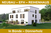 Süd - Ostansicht - EH40 NEUBAU Reihenhaus im modernen Bauhausstil mit Staffelgeschoss und Süd - Terrasse