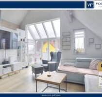 Lichtdurchflutetes Wohnen auf zwei Ebenen - DG-Wohnung mit Galerie, Balkon & Garten - Brackenheim