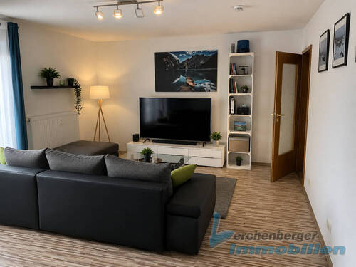 Wohnzimmer - Vermietete 2-Zimmer Erdgeschosswohnung mit Terrasse in Plattling