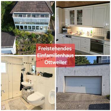 Freistehendes Einfamilienhaus zu verkaufen - Freistehendes Einfamilienhaus, Doppel- sowie Einzelgarage, Grundstück ca. 650 m², Sackgassenlage