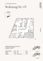 Grundriss 2. Obergeschoß - 4 Zimmer Etagenwohnung in Erlangen