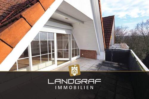 Balkon / Loggia - 3 Zimmer Etagenwohnung in Harpstedt