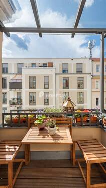 Balkon 1 - Etagenwohnung mit 85,10 m² in Leipzig zum Kaufen