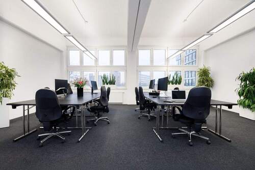 Teambüro für bis zu 12 Personen - Schöne Büroräume direkt im Medienhafen im CoworkingSpace - All-in-Miete