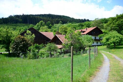 Perspektive von Osten - Fast Alleinlage: Idyllisches Anwesen Nähe Wetzelsberg