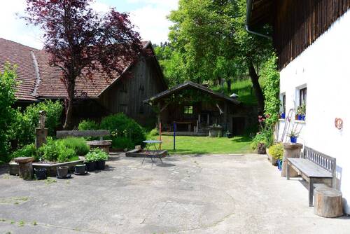 Terrasse - Mehrfamilienhaus, Wohnhaus mit 266,00 m&sup2; in Wiesenfelden zum Kaufen