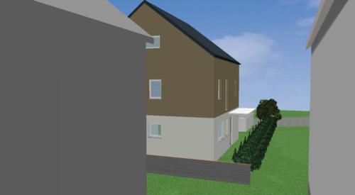 Nordseite.png - 6 Zimmer Einfamilienhaus in Pfinztal