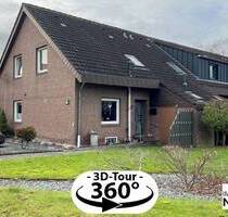 gepflegtes Reihenhaus mit Garage u. überdachter Terrasse ** provisionsfrei für den Käufer - Weener Weenermoor