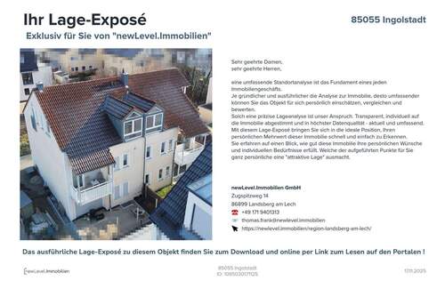 Hinweis auf das Lage-Exposé - 