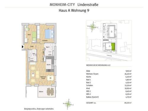 Monheim - Lindenstr - A9 - 