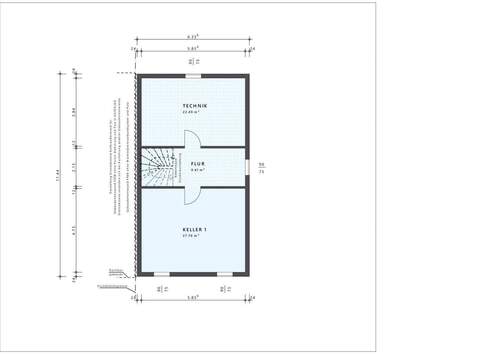 Kellergeschoss mit Technik - 