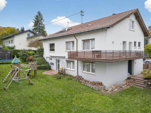 Garten Erdgeschoss - 8 Zimmer Einfamilienhaus in Karlsruhe / Grünwettersbach