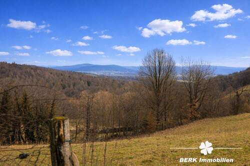 Aussicht aus dem Garten - 