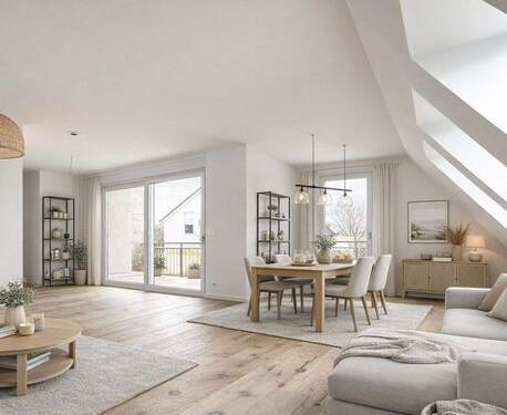 Wohnen / Essen (KI-Staging) - 