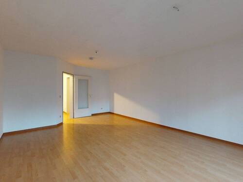 Ansicht II: Wohn- und Esszimmer - 2 Zimmer Etagenwohnung zur Miete in Leipzig