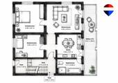 REMAX Immobilien Delux Mehrfamilienhaus Grundriss OG Roden Mark Borowicz - 