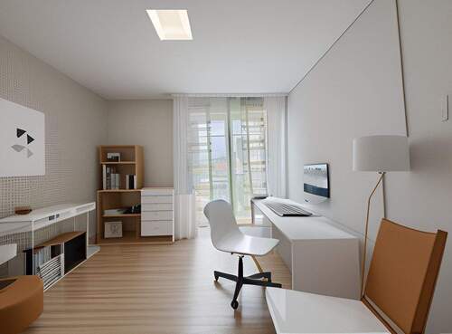 Arbeitszimmer Visualisiert - 