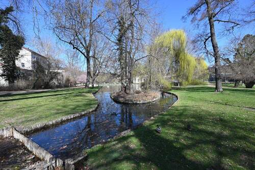 Direkt vor der Tür - Schöne Aussichten gesucht? Wohnen am Kurpark mit Blick auf das Gradierwerk + Tierpark!