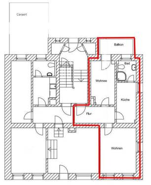 Bild 3 - 2 Zimmer Etagenwohnung in Leipzig