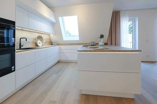 Küche - Musterwohnung - Etagenwohnung mit 99,20 m&sup2; in Düsseldorf zum Kaufen