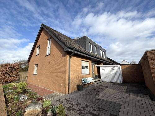 Vorgarten und Eingang - 4 Zimmer Doppelhaushälfte zum Kaufen in Emsdetten