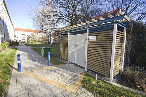 Müllcontainerhaus - 