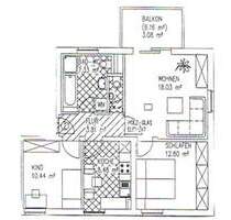 3-Raumwohnung in ruhiger Lage - 570,00 EUR Kaltmiete, ca.  65,30 m² Wohnfläche in Zwickau (PLZ: 08058) Weißenborn