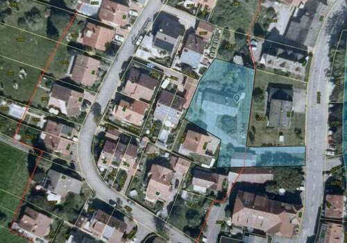 Draufsicht Grundstück - Grundstück zum Kaufen in Baden-Baden