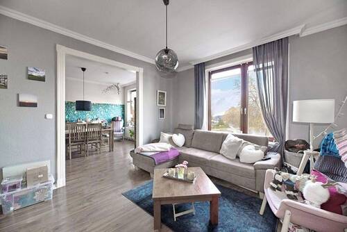 Wohn- und Esszimmer - 4 Zimmer Etagenwohnung in Wedel