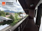 Südwestbalkon - Etagenwohnung mit 86,80 m&sup2; in Tegernsee zum Kaufen