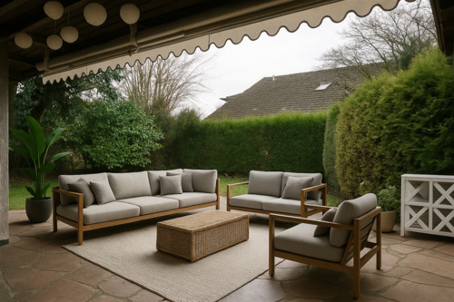 Terrasse - virtually staged - 