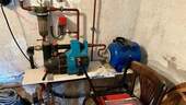 Hauswasserwerk an Regenwasser-Zisterne - 