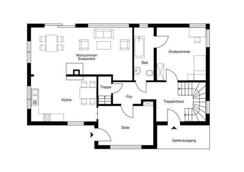 Erdgeschoss - Einfamilienhaus mit 146,00 m&sup2; in Attendorn zum Kaufen