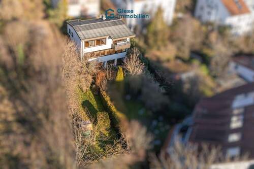 Drohne Garten mit Grundstück - 