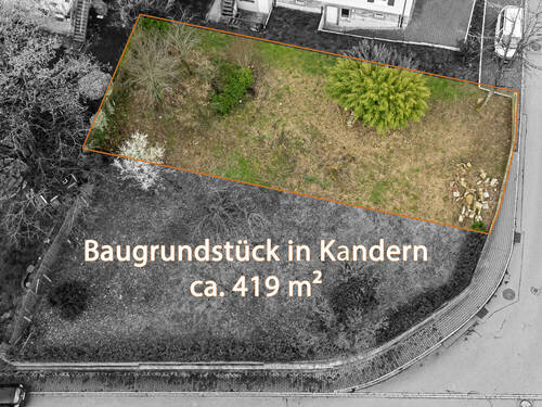 Das Grundstück 1 - Grundstück mit freiem Blick über das Kandertal