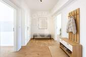 Diele (virtuell möbliert) - 3 Zimmer Etagenwohnung in Düsseldorf