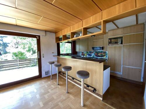 Blick in die Küche - 