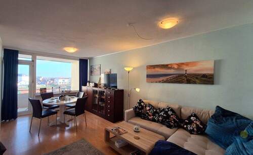 Wohnraum - Modernes Ferienappartement direkt an der Strandpromenade