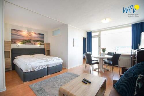 Schlafbereich - 2 Zimmer Etagenwohnung in Borkum