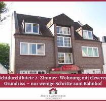 Lichtdurchflutete 2-Zimmer-Wohnung mit cleverem Grundriss - nur wenige Schritte zum Bahnhof - Elmshorn