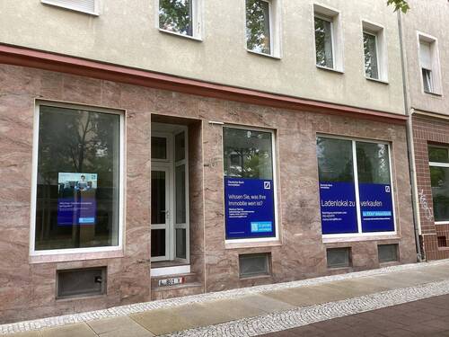 Ladenfront mit Eingang - Ladengeschäft zum Kauf Stadtnah Leipziger Zentrum