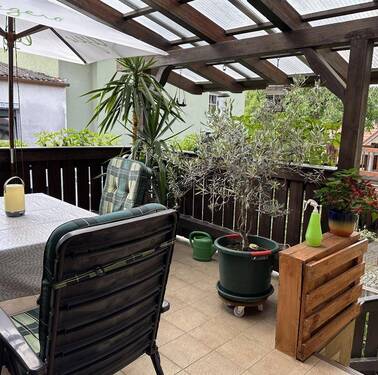 Wunderbar zum Erholen - überdachte Terrasse - 