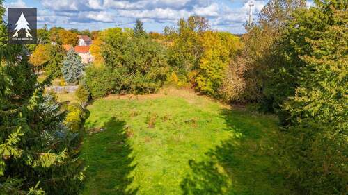 Luftbildaufnahme - Grundstück in Seeland zum Kaufen