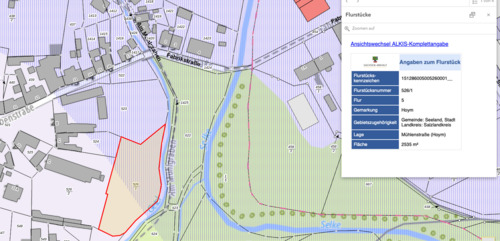 Vorranggebiet zur Wassergewinnung - 
