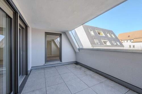 Dachloggia zum Innenhof - 