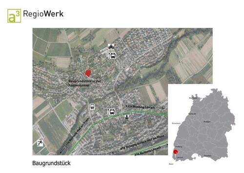 Baugrundstück - 3 Zimmer Etagenwohnung zum Kaufen in Binzen