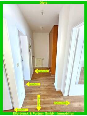 Diele - 3 Zimmer Terrassenwohnung in Barsbüttel